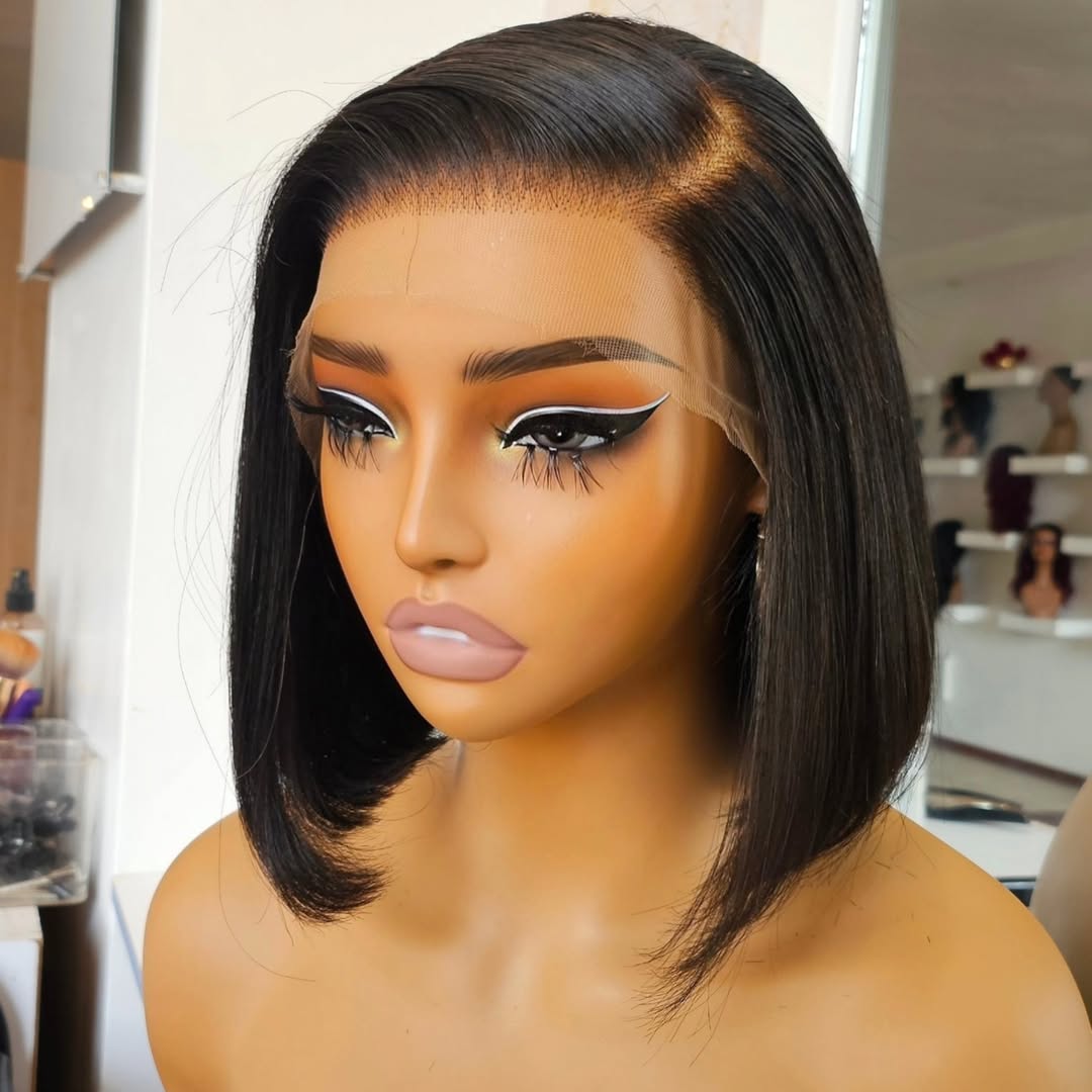 12’ Straight bob - Natural black